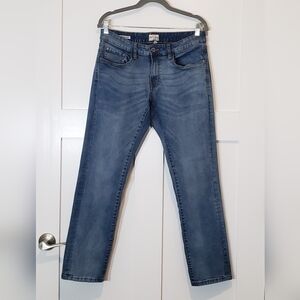 Weatherproof Vintage Jeans Size 32 Slim Straight Midrise Stretch Whiskered